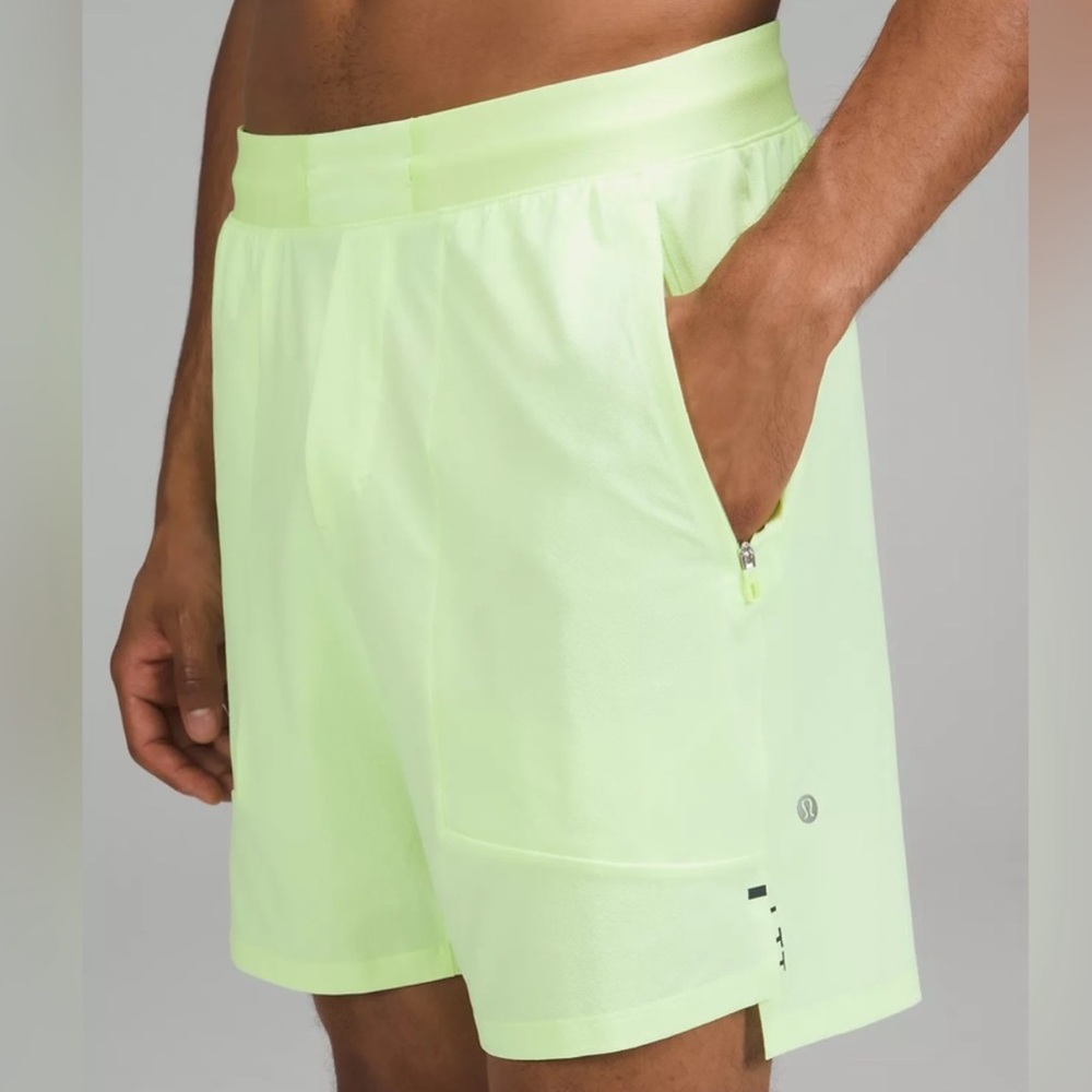 Lululemon License to Train Linerless Short 7" Faded Zap - Medium